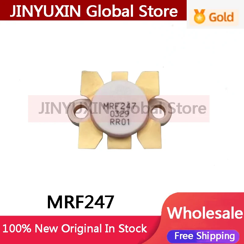 1pcs/LOT NEW 100% Original MRF247 mrf247 [ 12.5V-36V 20A 75W 175MHz CASE 316-01 ] High Quality Original Transistor In Stock