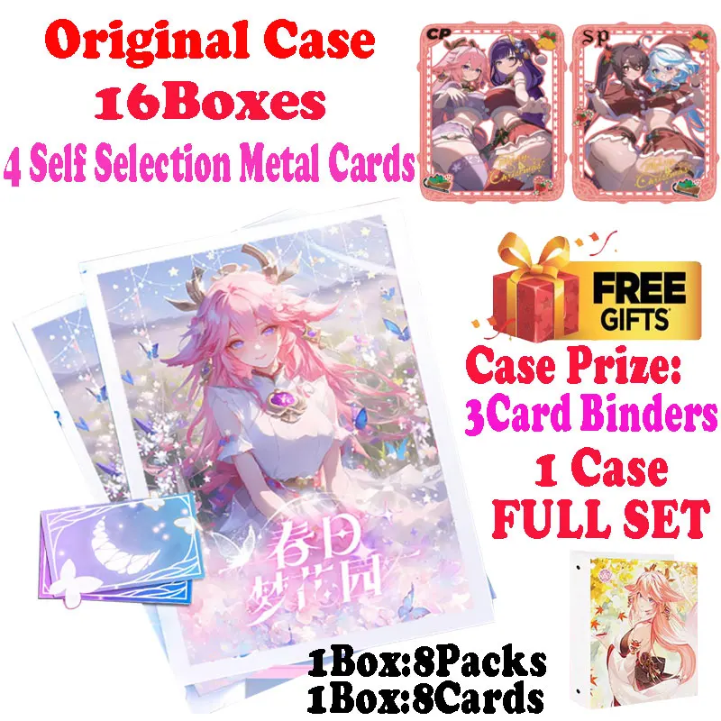 Wholesale 2024 Lastest Spring Dream Garden Collection Colored Paper Board Waifu Booster Box CCG TCG Doujin Toys And Hobby Gift