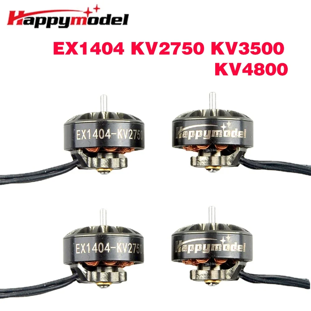 Happymodel EX1404 1404 KV2750 KV3500 KV4800 3-4S Brushless Motor 1.5mm Shaft for FPV Racing Drone Freestyle Micro Long Range LR4