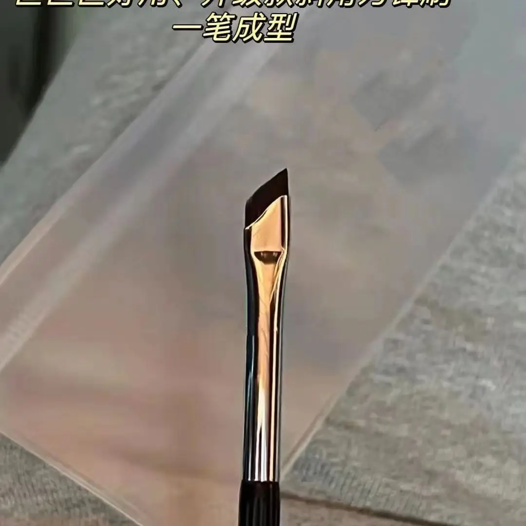 Oblíqua plana foice lâmina delineador escova ângulo sobrancelha oblíqua pálpebra maquiagem escova ferramentas beleza & saúde