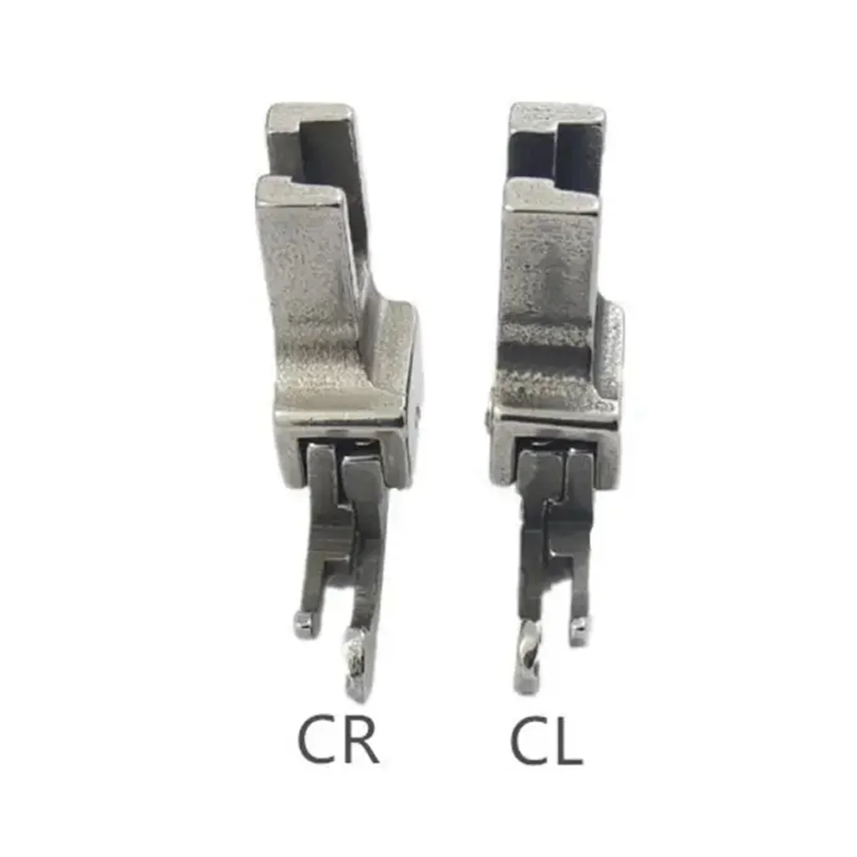 2Pcs Narrow Guide Presser Foot Industrial Lockstitch Sewing Machine Feet Zipper Universal Presser Feet,CR1/32NS(0.1)