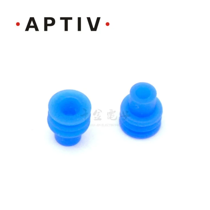 500PCS Original genuine FOR DELPHI/APTIV 10737670 Blue Individual Loose Round 1 Way Cable 2.8 Seal