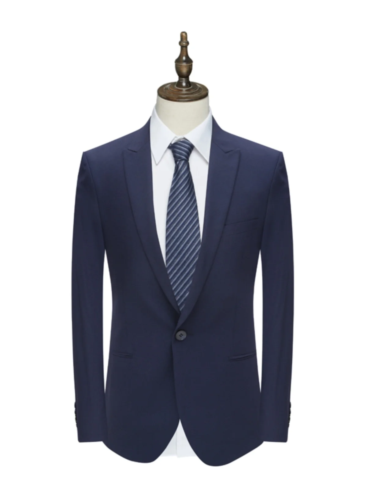 

Мужской костюм Busin Sle на одной пуговице Jaet Stand Fit Long Sve Faion Urban Casual без разрезов, пальто на весну и осень