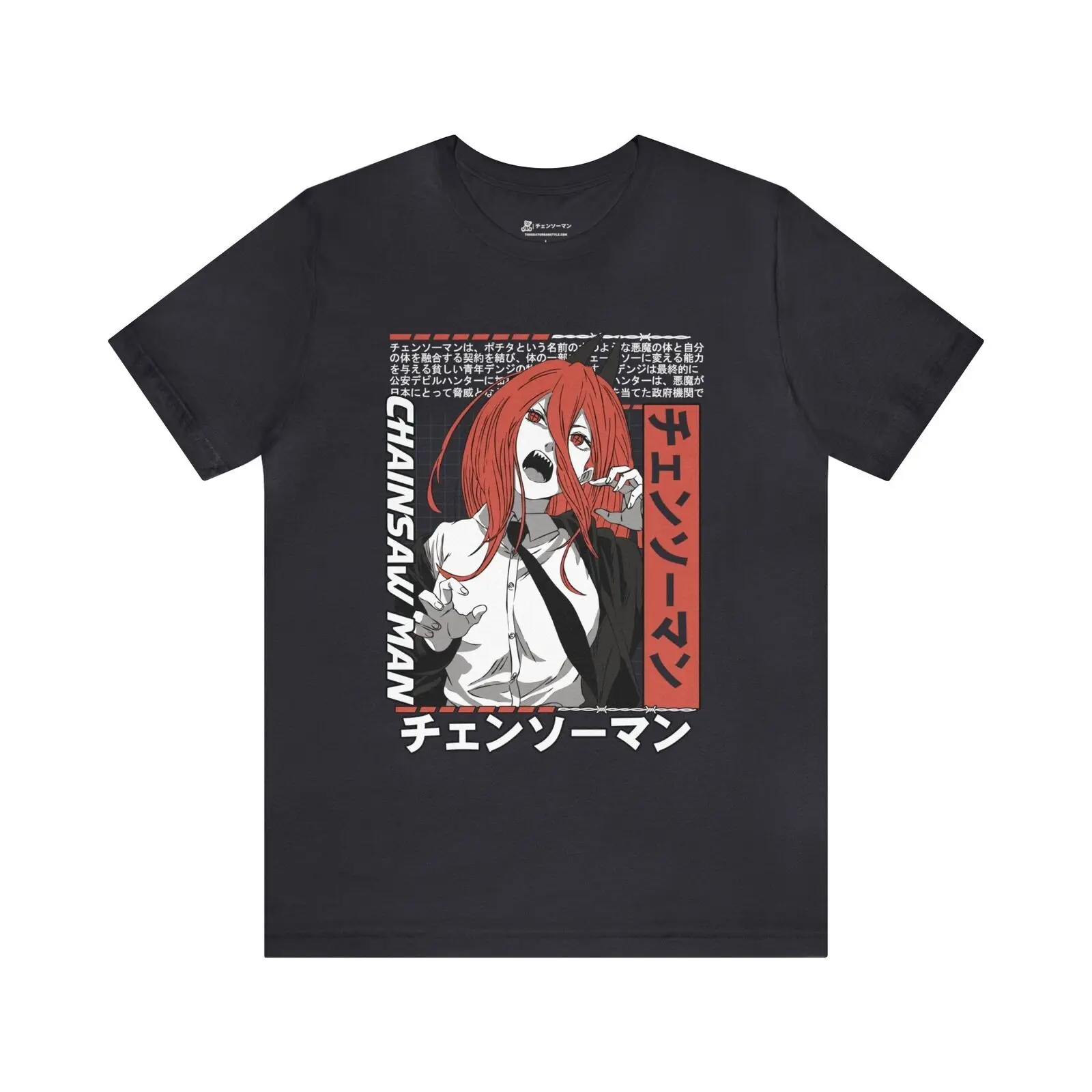 Power's Iconic Demon Tee - Chainsaw Man Anime Graphic T-Shirt | CHAINS018