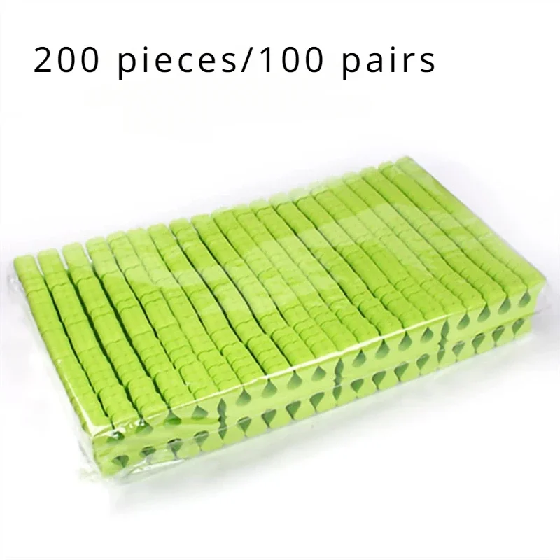 100 200 unids/pack arte de uñas separadores de dedos pies esponja suave UV Gel polaco herramientas de belleza manicura pedicura paquete Kits de uñas