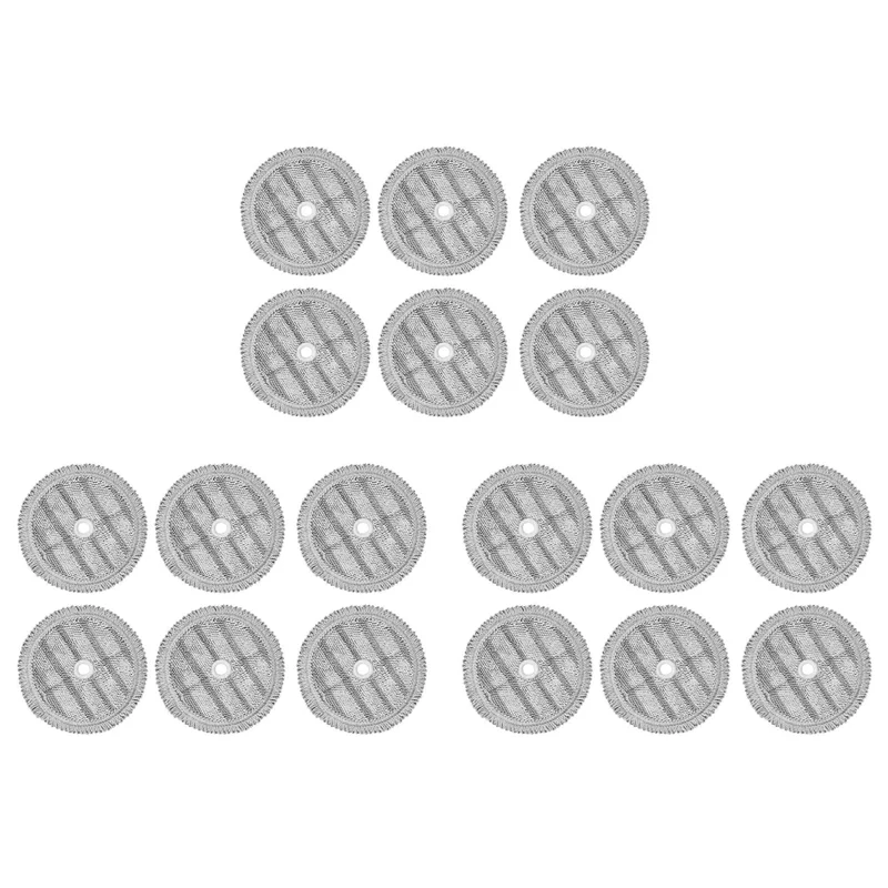 

18 шт. сменные подушечки для швабры, тряпки для паровой швабры A9, пылесос, робот, машина для мытья полов, запасная ткань для чистки-A68E