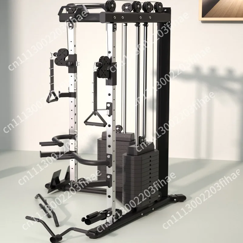 Squat frame comprehensive trainer, household high pull-down equipment, multi-functional bench press frame, pull-up frame