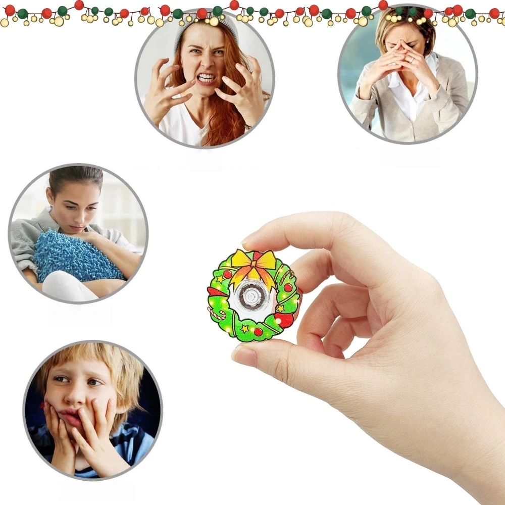 6/12/18 قطعة الكرتون عيد الميلاد نمط الإصبع سبينر لعيد ميلاد الزفاف عيد الميلاد السنة الجديدة كرنفال حفلة هدية مكافأة حزمة #4