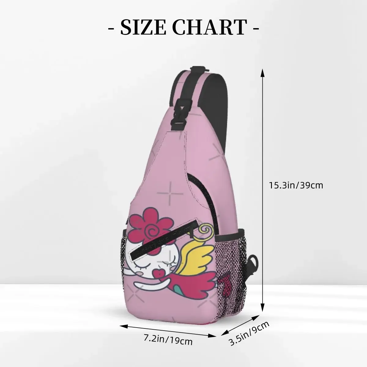 Happy Berry Chest Bag Fashionable With Zipper Mesh Bag Out Nice gift Multi-Style