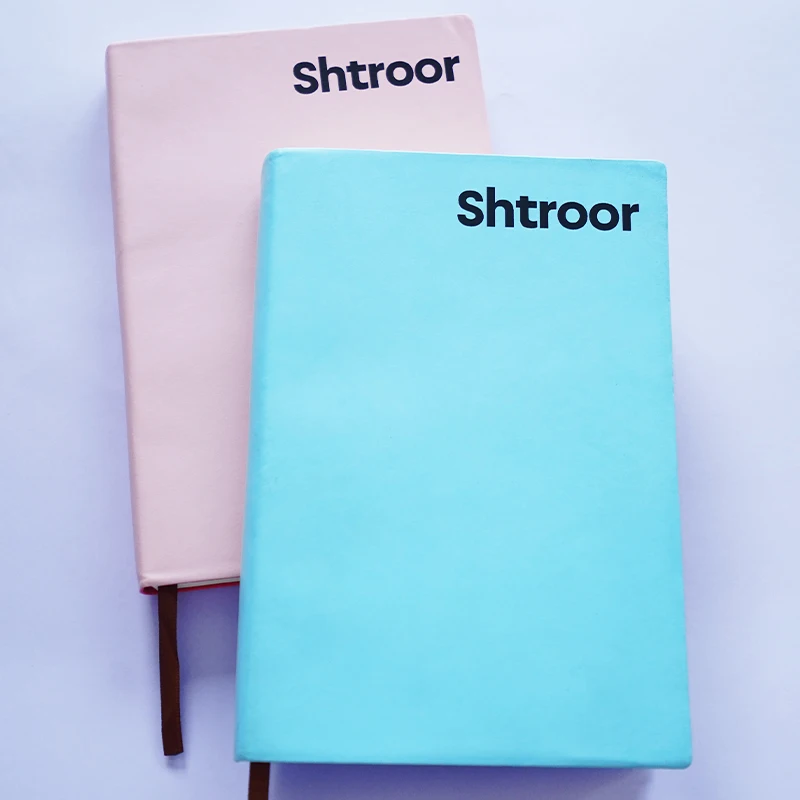 SHTROOR Vintage A5 Leather Notebook Diary Journal Stationery Gift Writing Pad Note Taking Office Stationery