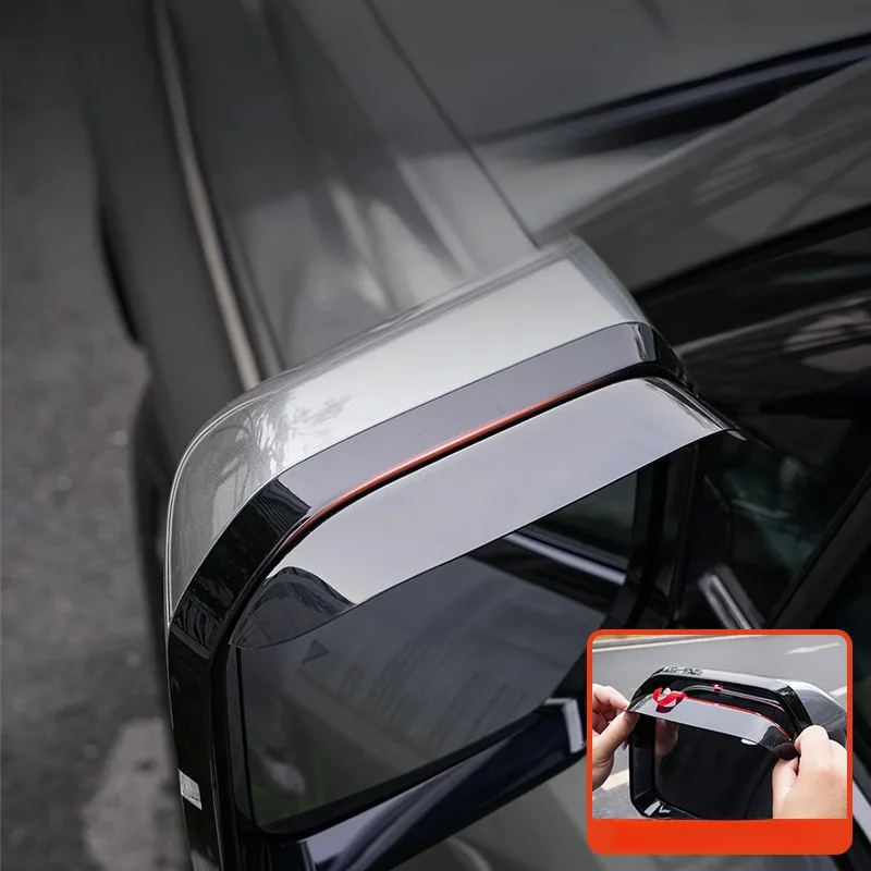 BYD Formula Leopard 5 Rearview Mirror Rain Eyebrows Windows Windshield Protection Exterior Decoration Modification Awnings