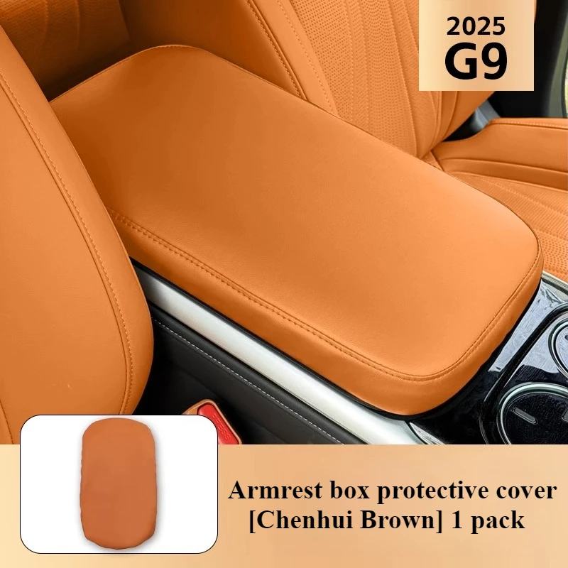 

For XPENG G9 22-2024 2025 Armrest Box Cover Anti Scratch Car Interior Accessories Center Console Handrail Protective Decorative