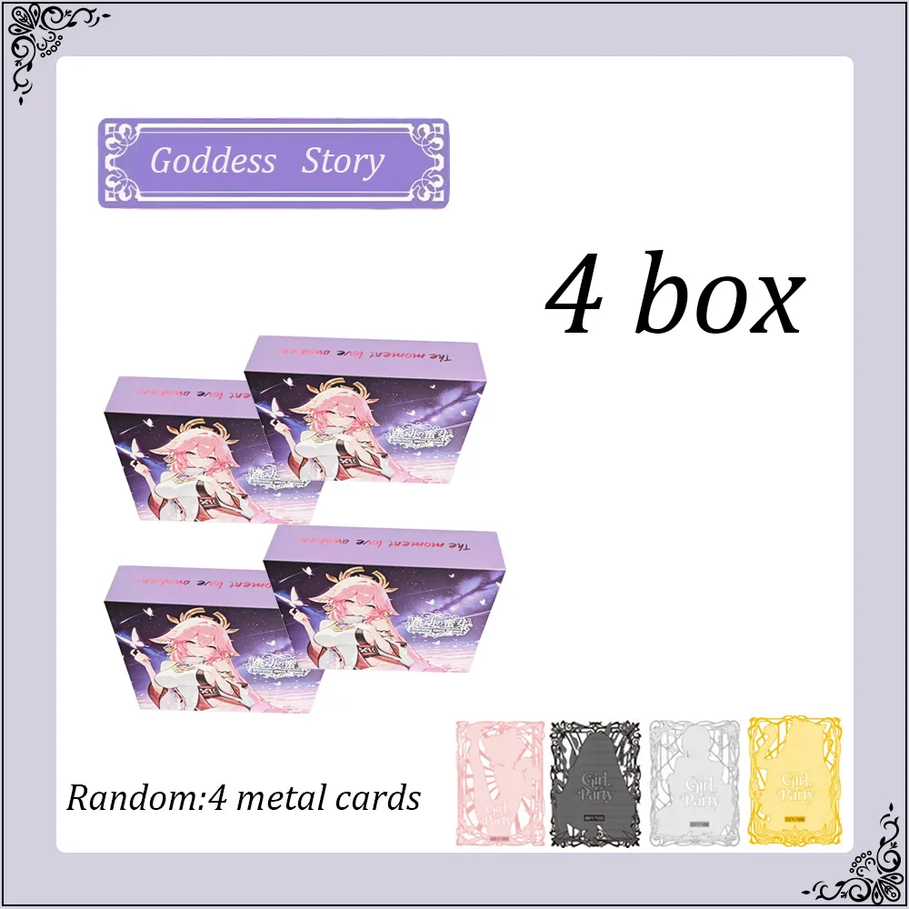 Neue lebendige Sweet Sprouts Goddess Story Card MeiCard Booster Box Club Toy Urlaubsgeschenk Anime-Charakter Party