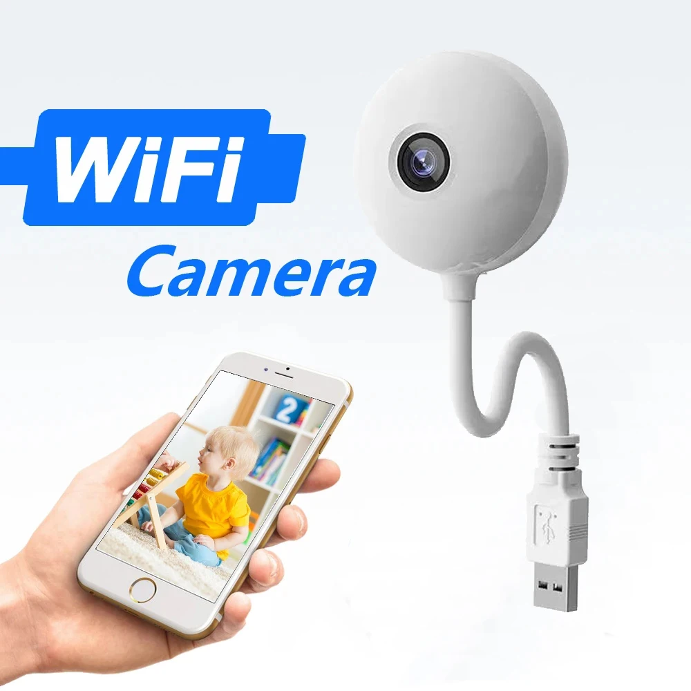 

Tuya Smart 5MP Mini WiFi Camera Indoor 2K Security Camera for Baby Monitor Wireless USB Plug IP Surveillance AI Auto Tracking