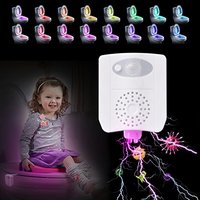 8/16Colors LED Toilet Night Light Seat Induction Lamp Motion Sensor WC Light Changeable Lamp Powered Backlight Child