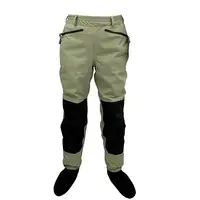 Trampas de cintura para pesca con mosca, transpirables, impermeables, de 3 capas, pantalones altos, Wader, pantalones duraderos para caza de pato