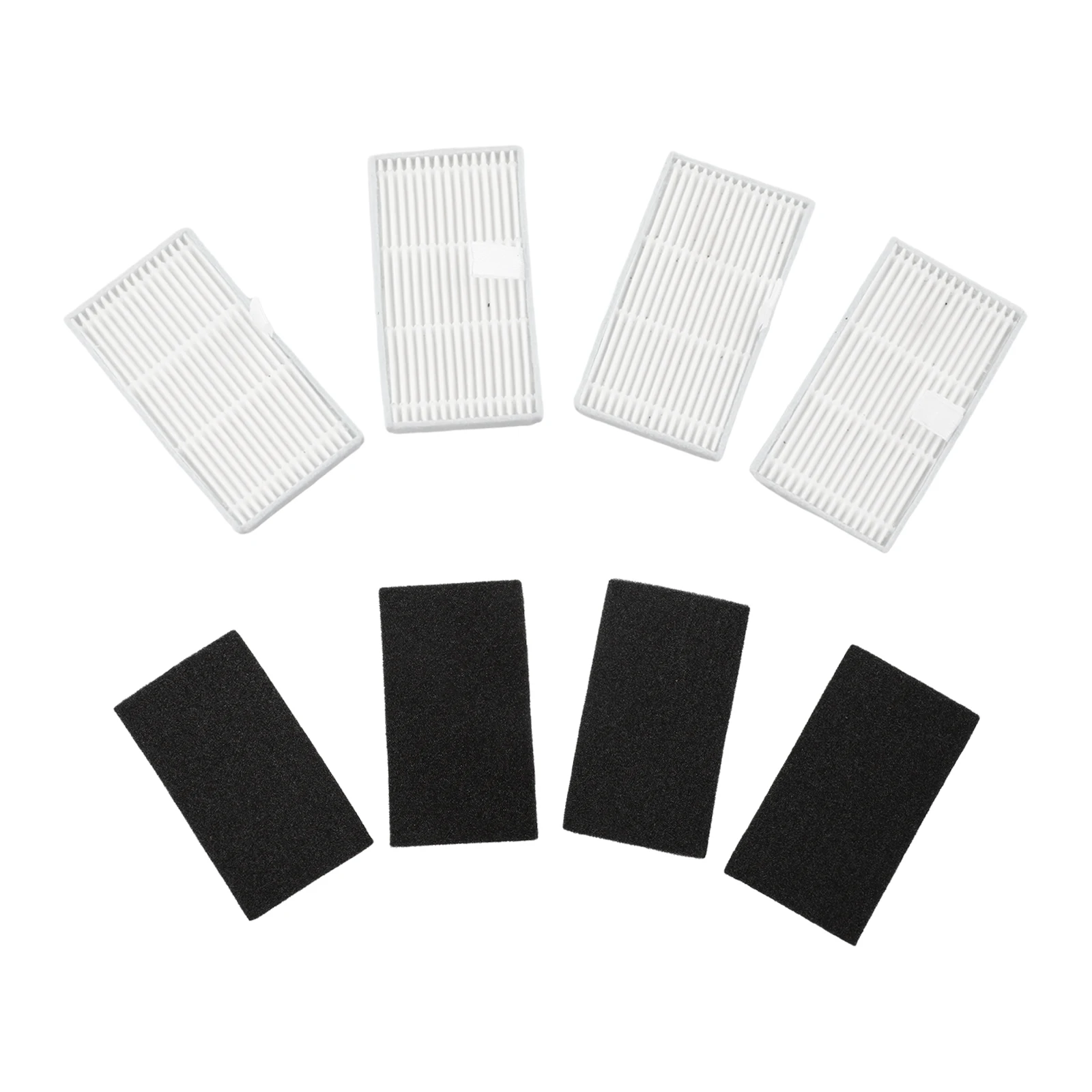 Conjunto de filtro de substituição 4/10 pacotes para robô aspirador de pó monsga mr1, acessórios para manter pisos limpos e higiênicos