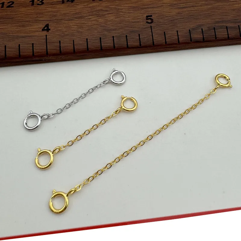 925 Sterling Silver Extended Chain Bracelet Necklace
