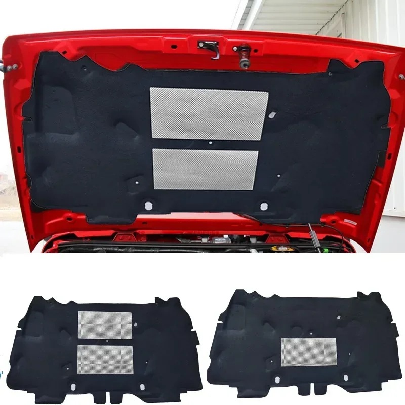 

2006-2017 for Jeep Wrangler Car Heat Sound Insulation Cotton Front Hood Engine Firewall Mat Pad Cover Noise Deadener H