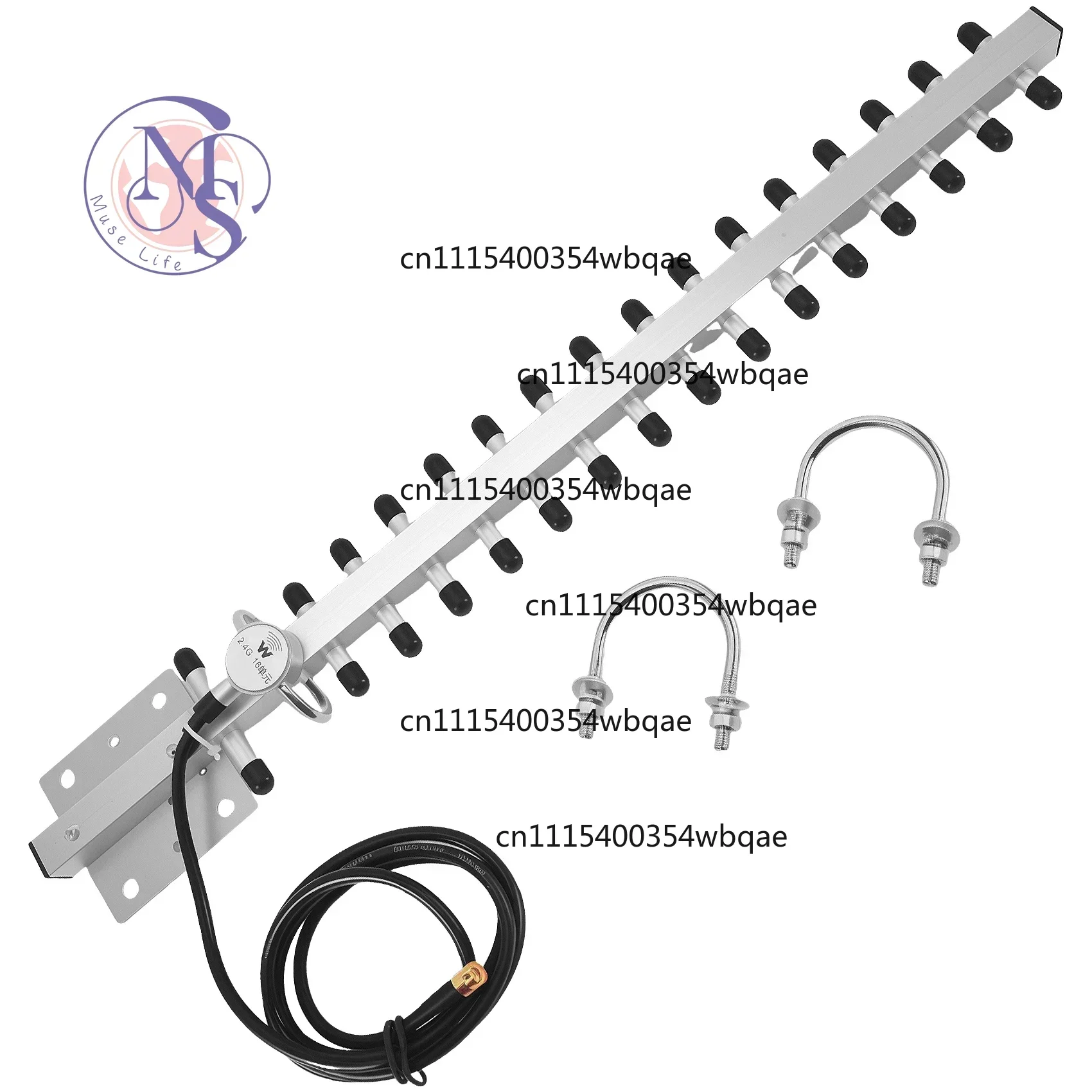 ZOCI-FOR-A33T-2.4Ghz Yagi Antenna 25Dbi RP-SMA Outdoor Directional Wifi Antenna For Modem Booster With Cable