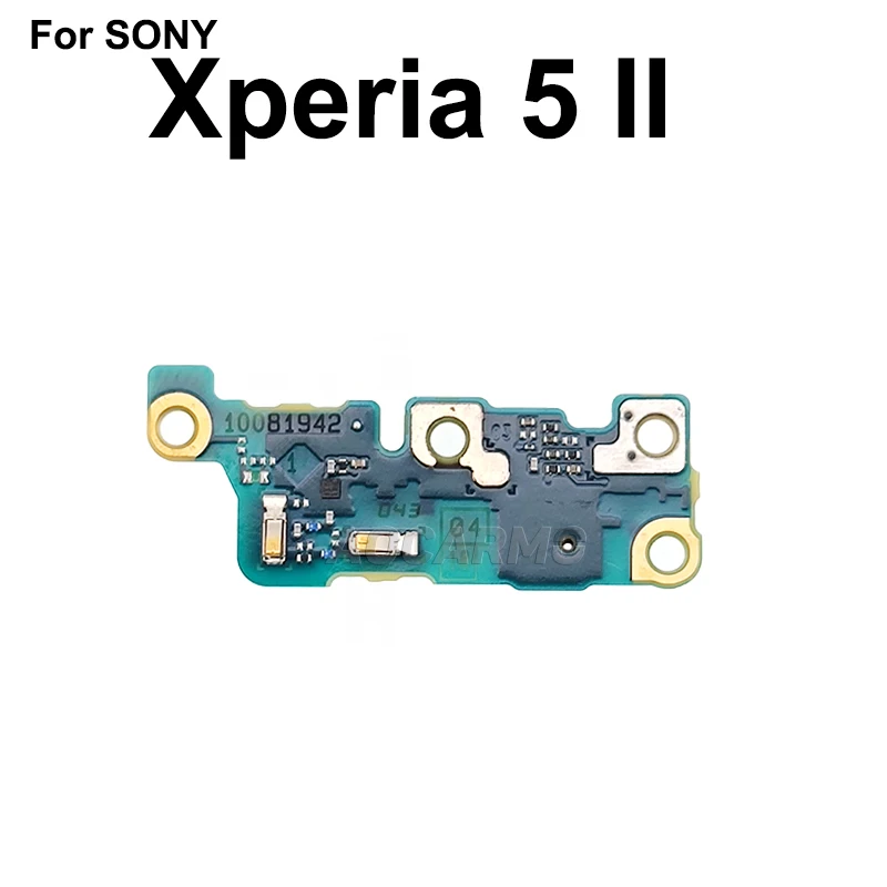 Aocarmo For Sony Xperia 5 II/ X5ii XQ-AS52 AS62 AS72 SO-52 Bottom Microphone MIC Antenna Connector PCB Circuit Board Repair Part