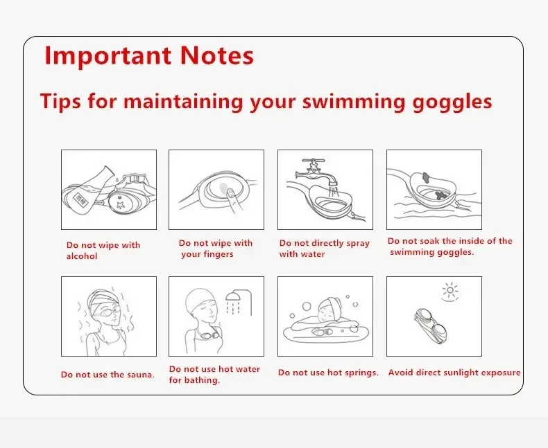 Aremdo 25-Professionelle Renn-Schwimmbrille, wasserdicht, beschlagfrei, hochauflösend, UV400, Wettkampftraining, Schwimmausrüstung – Detail 21