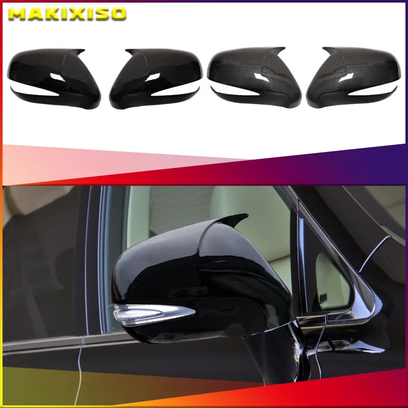 Pair LHD Rearview Mirror Cover For Lexus RX RX270 RX350 RX450 2009-2014 Side Reversing Mirror Cap Rear View Mirror Trim