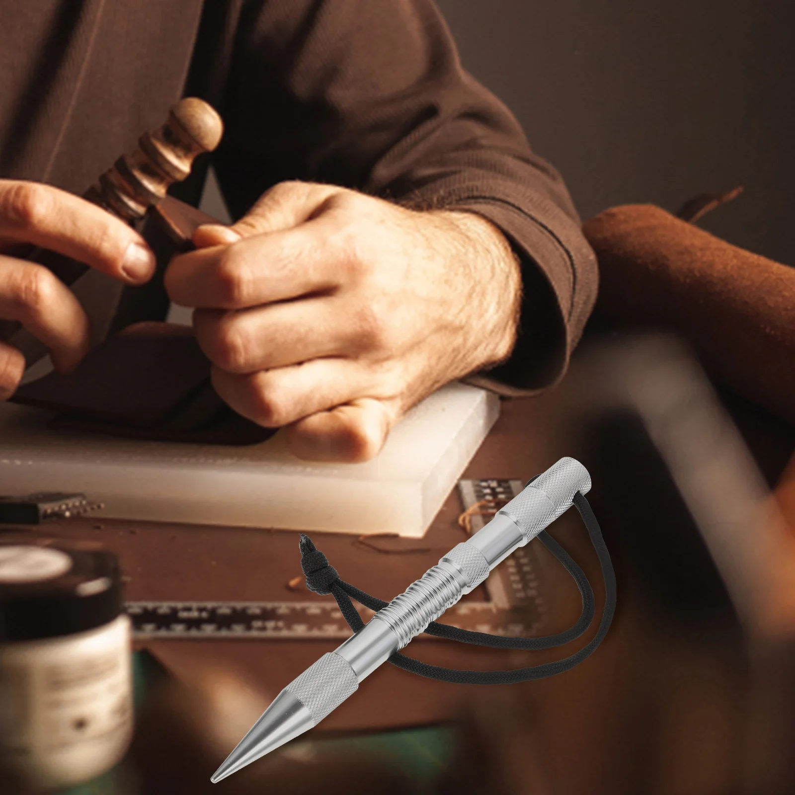 

1 set Weaving Tool Set Knitting Needles Lace Stitching Bracelet Aviation Aluminum Lightweight Portable DIY Projects