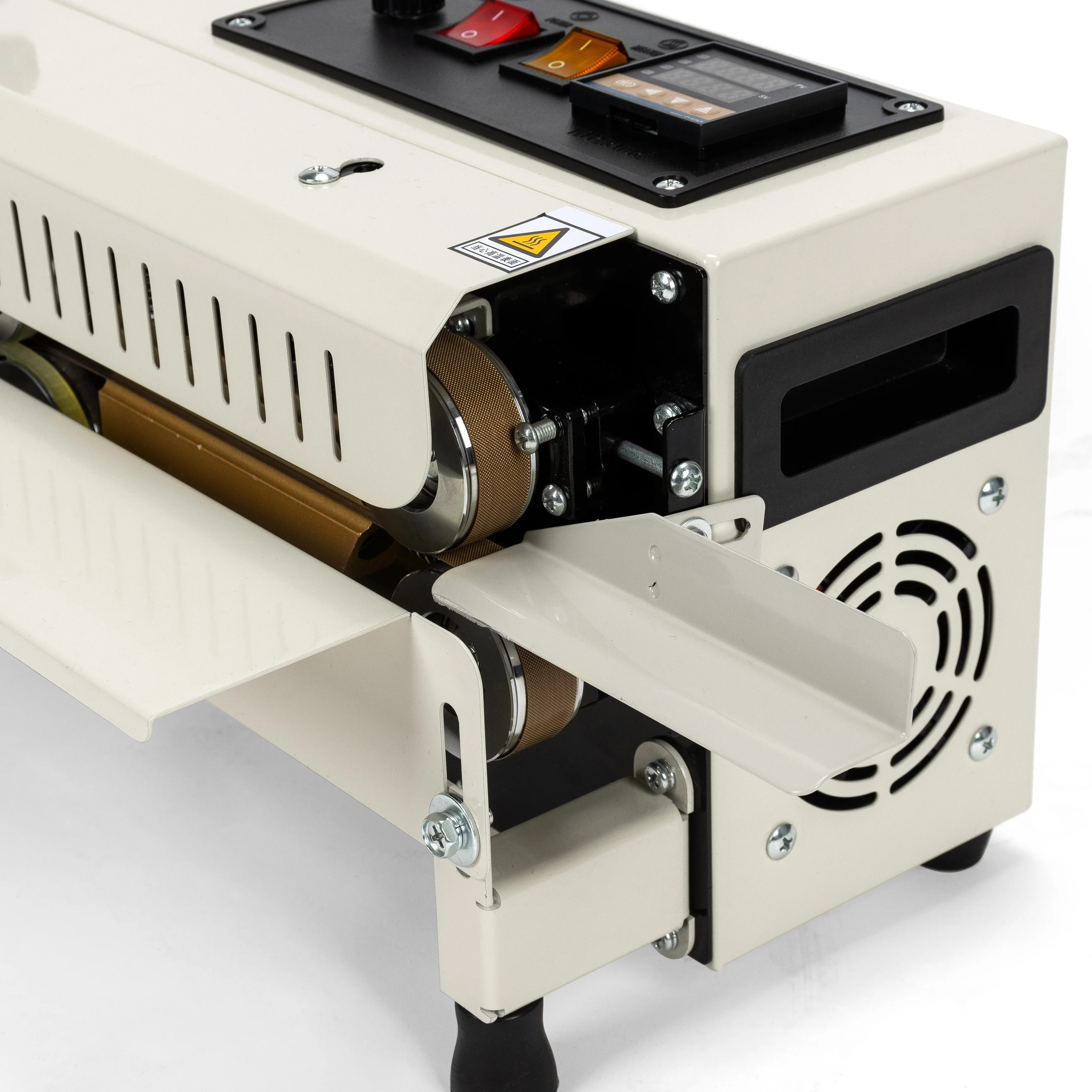 FR400 Mini Automatic Impulse Sealing Machine Package Sealing Machine Horizontal Heat for Biscuit Tea Foil Bag Packing