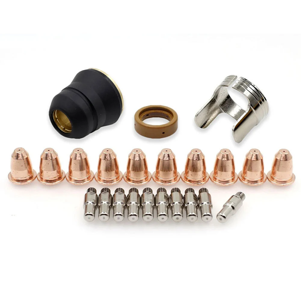 

23pcs Welding Torch Accessories Set with Copper Electrodes for Argon Welding Applications and Electrical Projects