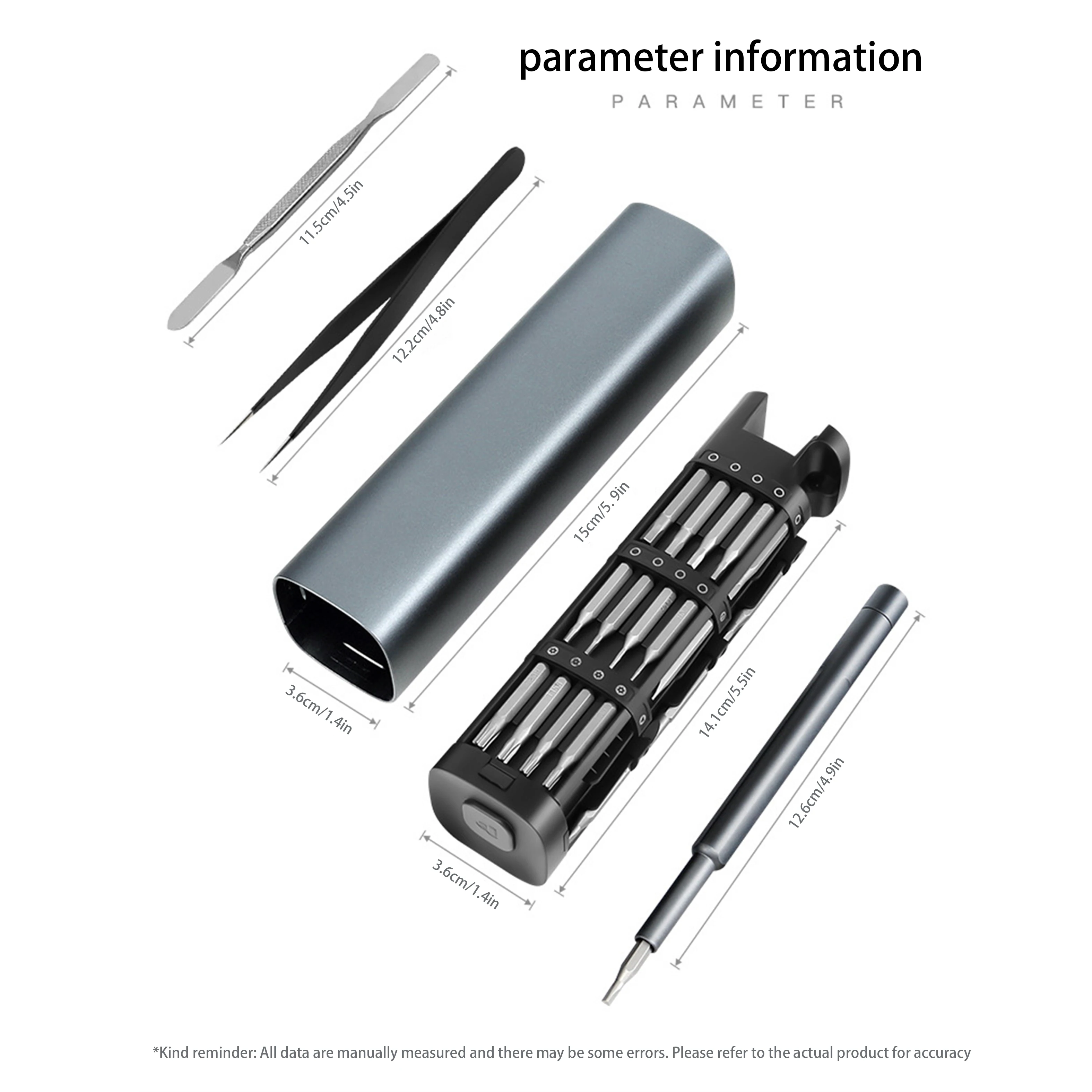 46 in 1 Multi Functional Manual Screwdriver Set Small Electronic Precision Disassembly and Maintenance Tools