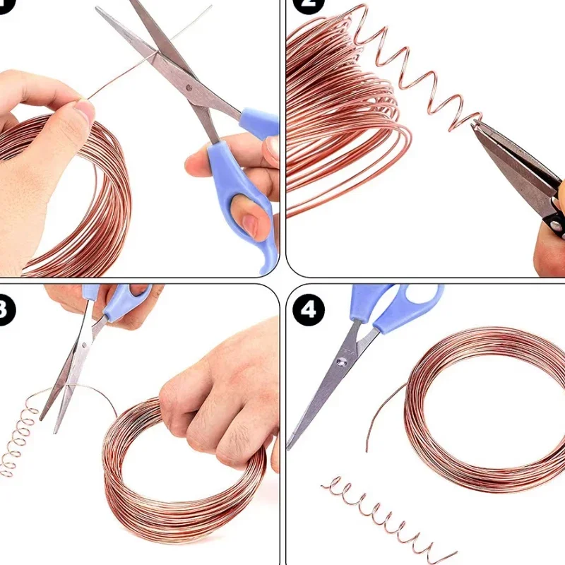 1-5M ทองแดงลวดทองแดงบริสุทธิ์ลวด T2 ขดลวดทองแดง Conductive ทองแดงลวด, Bare Line Dia 0.3/0.4/ 0.5/ 0.6/1 /1.2 /1.8 ~ 2 มม.