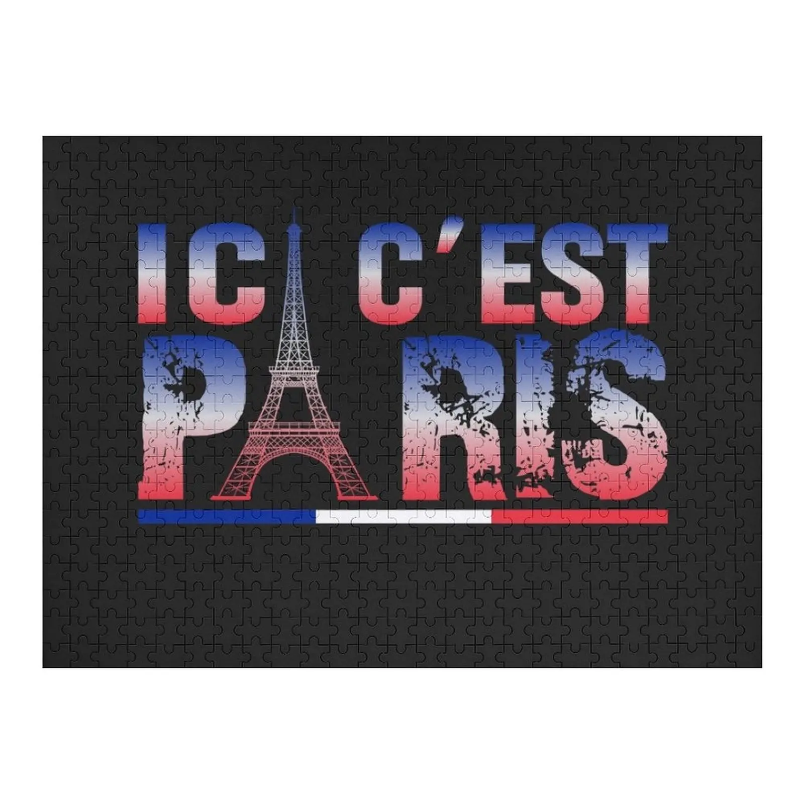 

ici c'est paris Jigsaw Puzzle Personalised Toys Personalized Child Gift Personalized Gift Married Puzzle