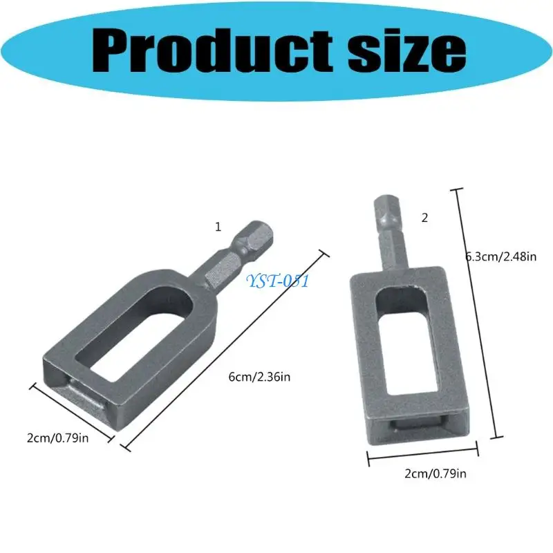 E15A 9#/11# Bar Tie Wire Winder Tool Wire Knotting Device 1/4Inch Handle Wire