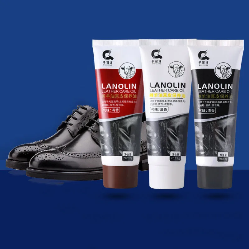 Genuine Lanolin Leather Care and Maintenance Oil Leather Clothing Leather Shoe Polish Brown Shoe Polish Care Nourishing Cream