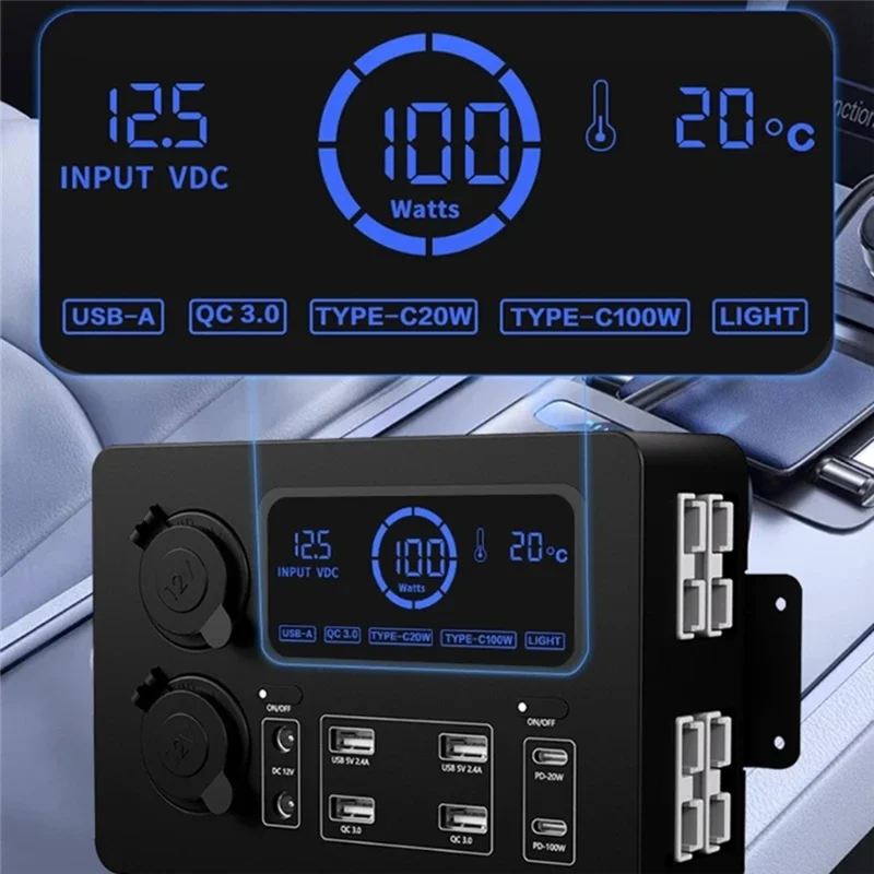 

Car USB Charging Hub Forefficient Power Management USB Charging Hub Charging Hub Withcable