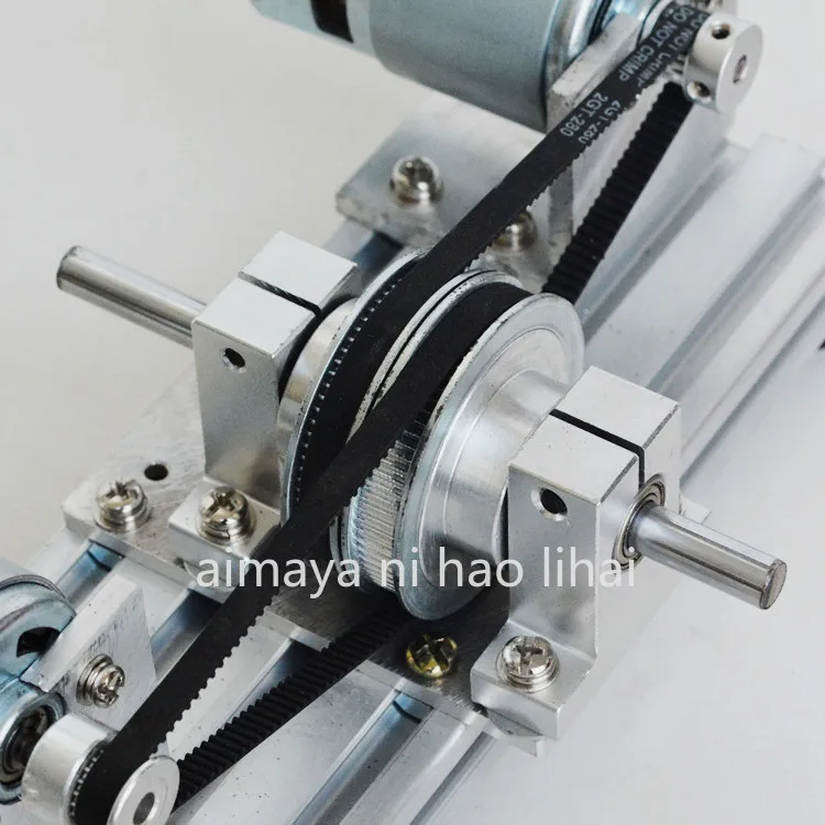 Dual motor drive can be positive and negative 775/795/895 DC DIY lathe, large torque and high speed device grinding