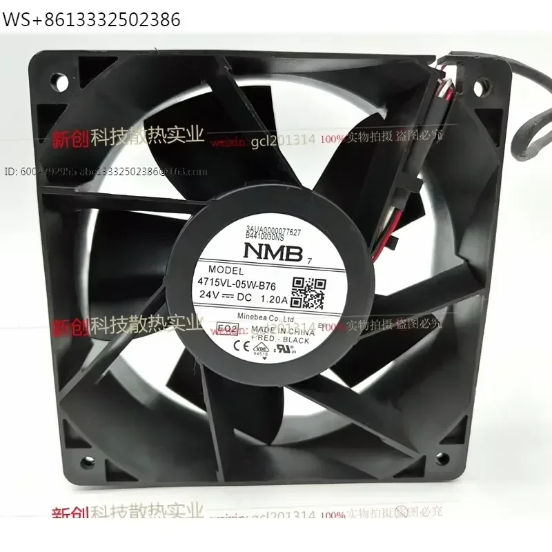 Original/NMB 12CM 4715VL-05W-B76 24V 1.20A ACS880/inverter cooling fan