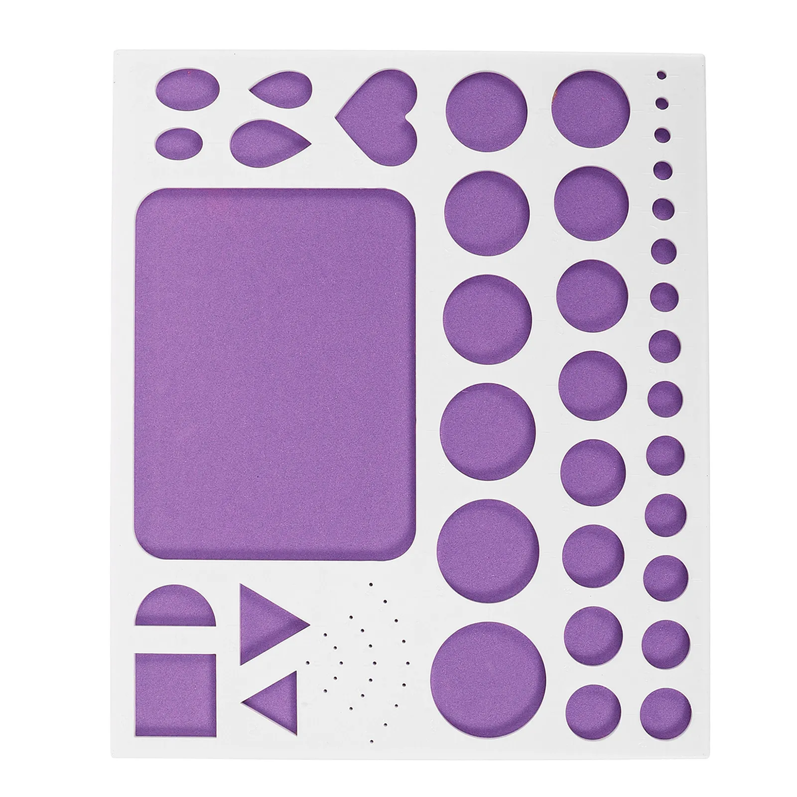 Quilling Template Board with Cork Backed Grid Guide Ruler Shaper Curling Tool for Paper Strips Crafts Greeting Cards