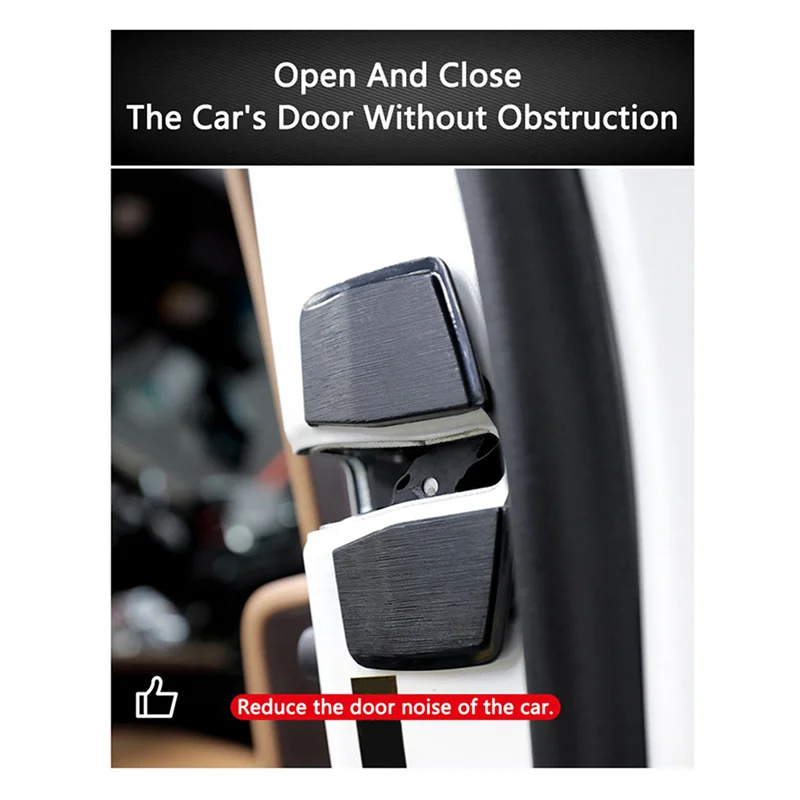 

4 Set Car TRD Door Stabilizer Buckle For Honda Civic Accord CRV Odyssey HRV Door Lock Protector Latches Stopper Covers