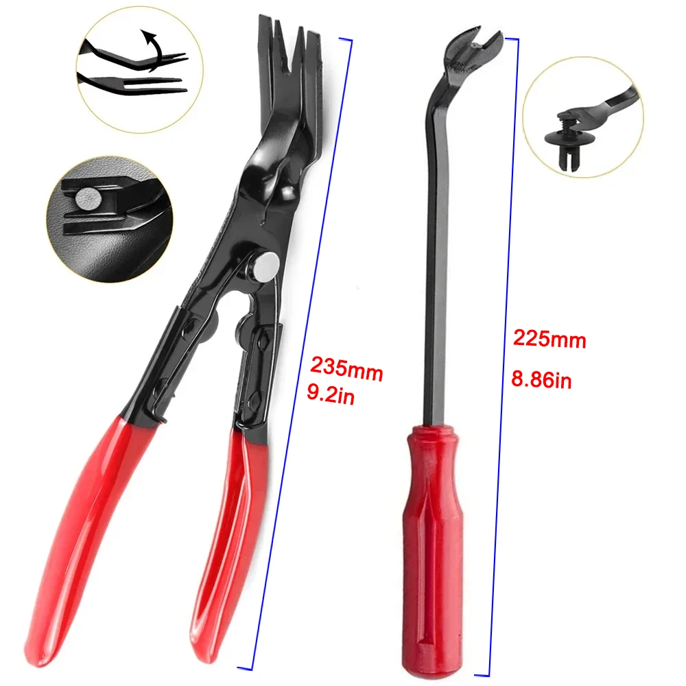 Car Headlight Repair Installation Tool Trim Clip Removal Pliers Van Door Panel Fascia Dash Interior Plastic Rivets Remover Tools