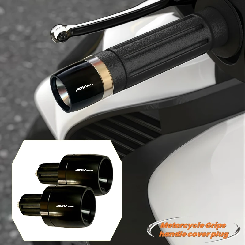 

For Honda ADV350 ADV 350 2021-2025 Motorcycle Grips handle cover plug Accessories CNC Metal Handlebar Counterweight Plug