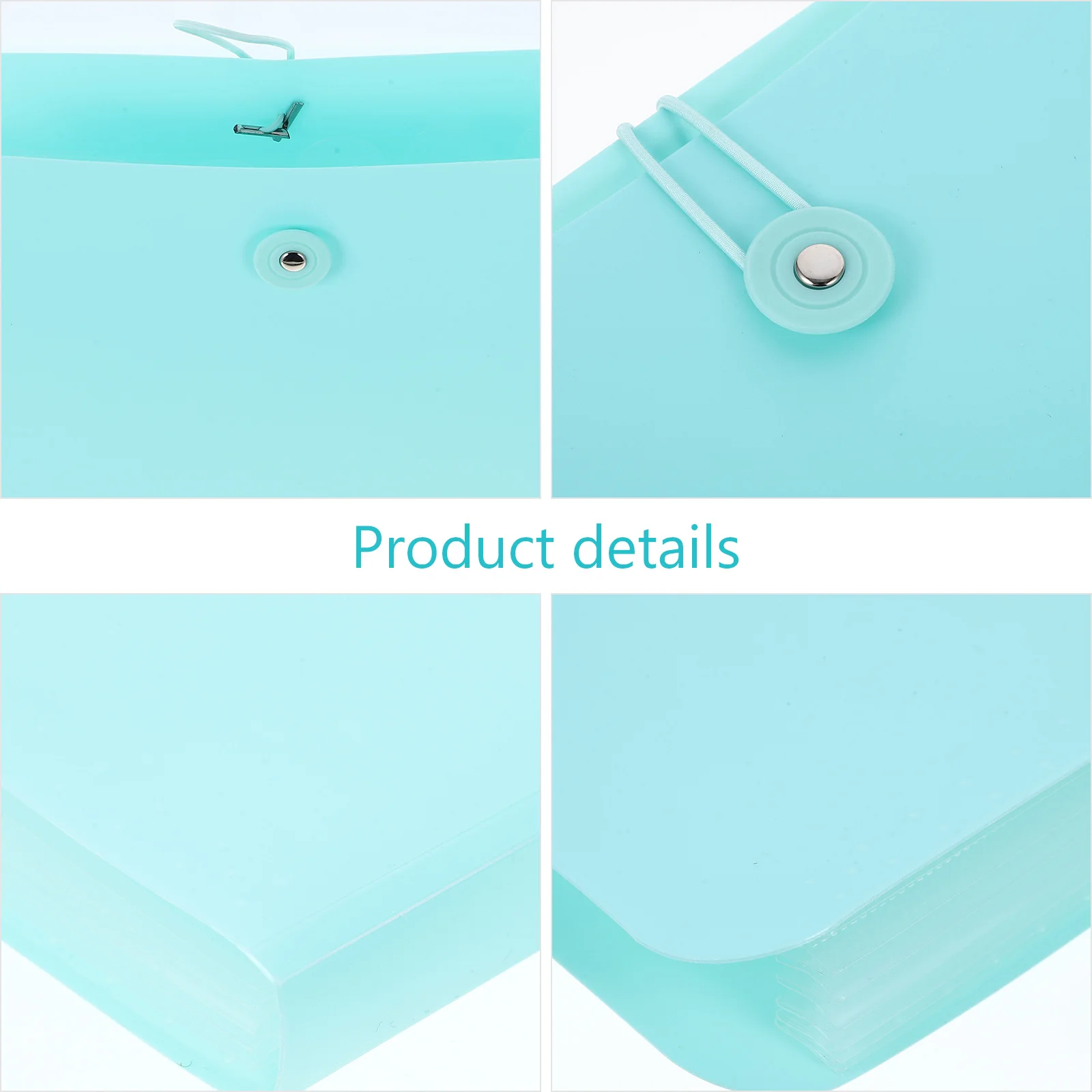 

Document Folder Bag Plastic Organizer Portable Lightweight File Holder for Office Paper Sorting Pocket File Organizer