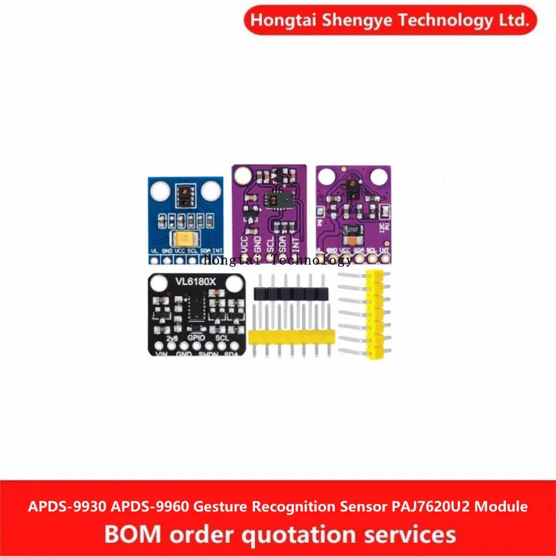 APDS-9930 APDS-9960 VL6180X VL6180 Gesture Recognition Sensor PAJ7620U2 Contactless Gesture Sensor Module