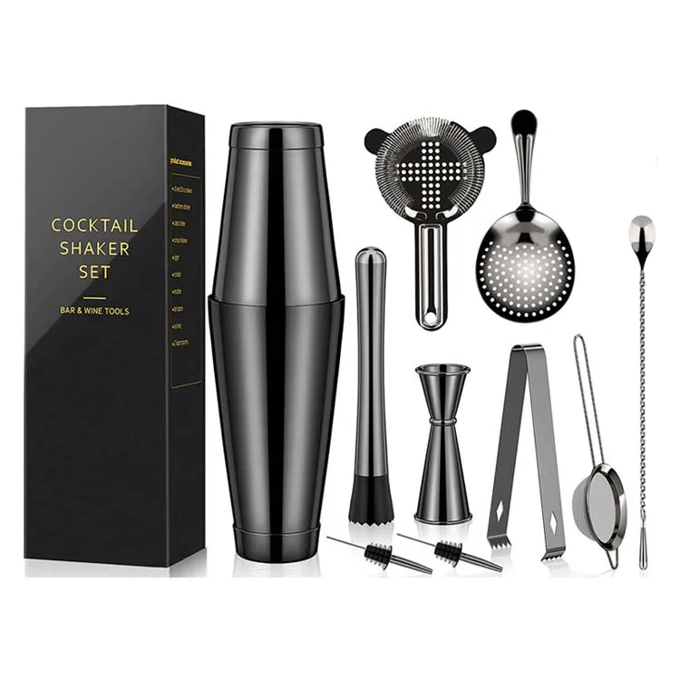 

Wholesale Cocktail Shaker -12 Piece Bartender Kit - Stainless Steel Cocktail Shaker Set, Premium Bar Tools