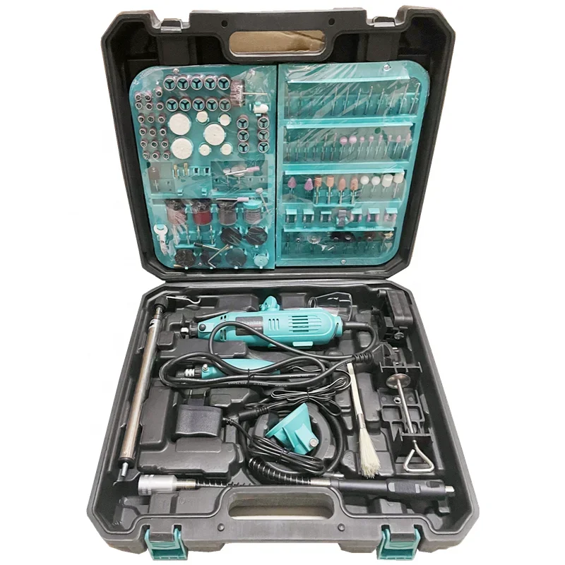

# Hot 350-piece Mini Rotary Grinder Miniature Electric Drill DIY Engraving Machine Seam Cleaning Tools Adjustable Speed