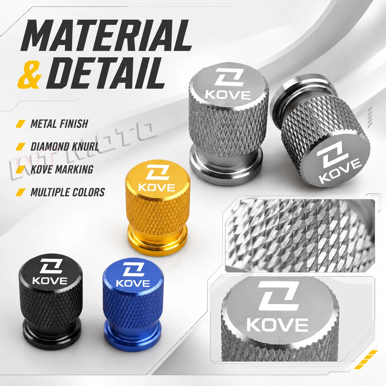 Motorcycle Tire Valve Stem Core Decor Cover For KOVE 450 321RR/RRS 321R 500 525X F800X Modification Accessories KOVE 525X 3