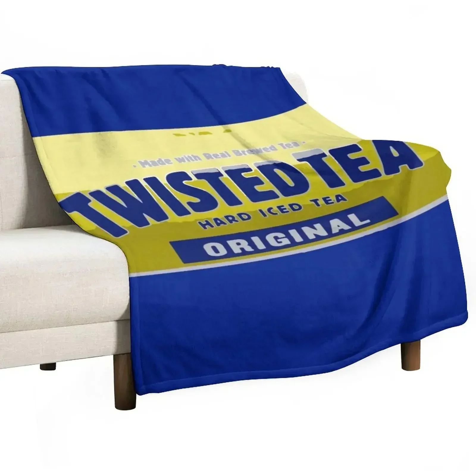 Basic Twisted Tea Can Tall Boy Throw Blanket funny gift Sofa Quilt Quilt sofa bed Nap Fashion Sofas Blankets