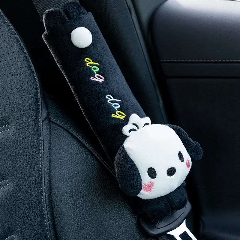 ポチャッコかわいいヘッドレストバッククッションシートベルトカバーティッシュボックスカバーカーシートコンピュータチェア和風ぬいぐるみ枕