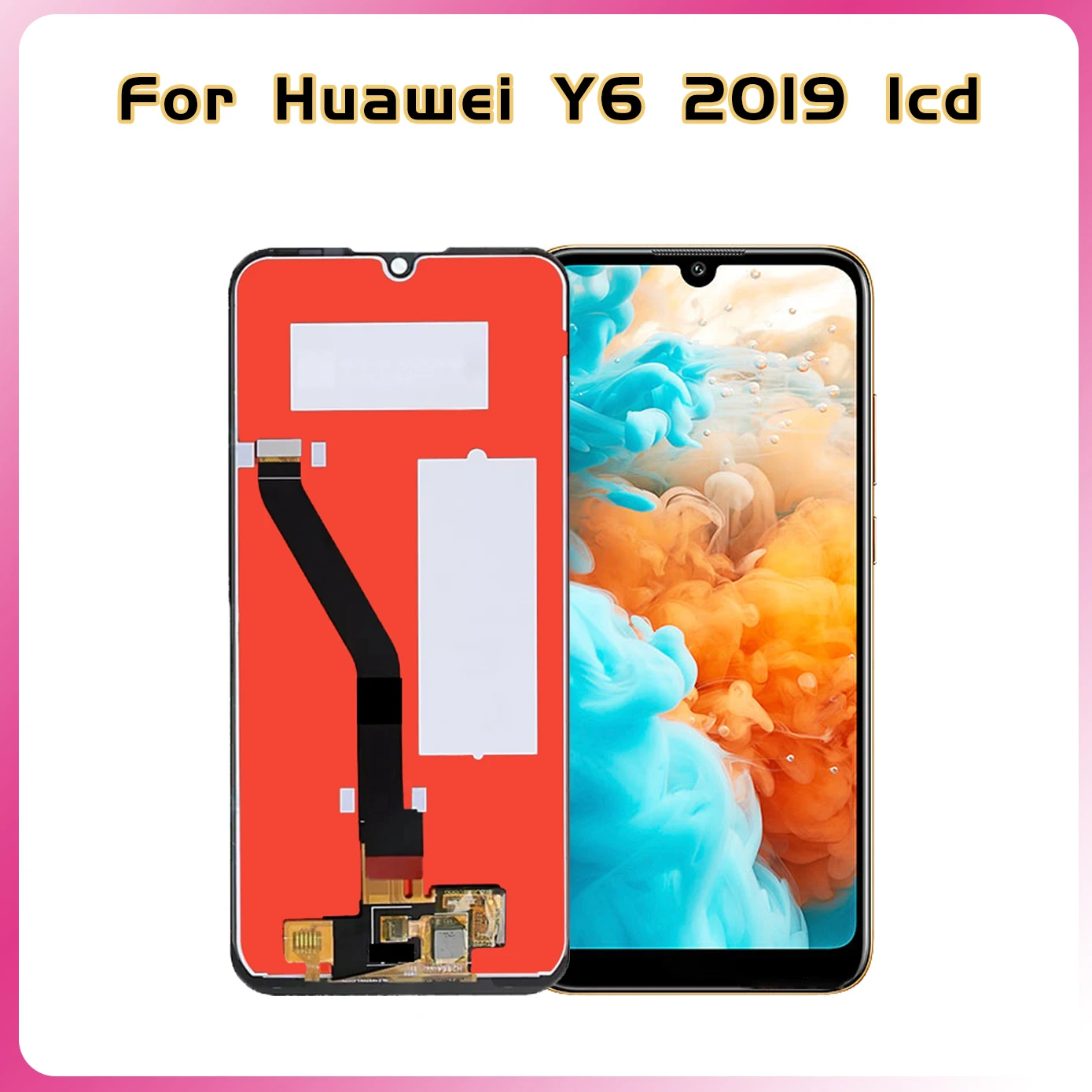 6.09\'\' For Huawei Y6 2019 Lcd Touch Screen For Honor 8A LCD With Frame JAT-L29 L09 L41 LX1 LX3 Display Digitizer Assembly